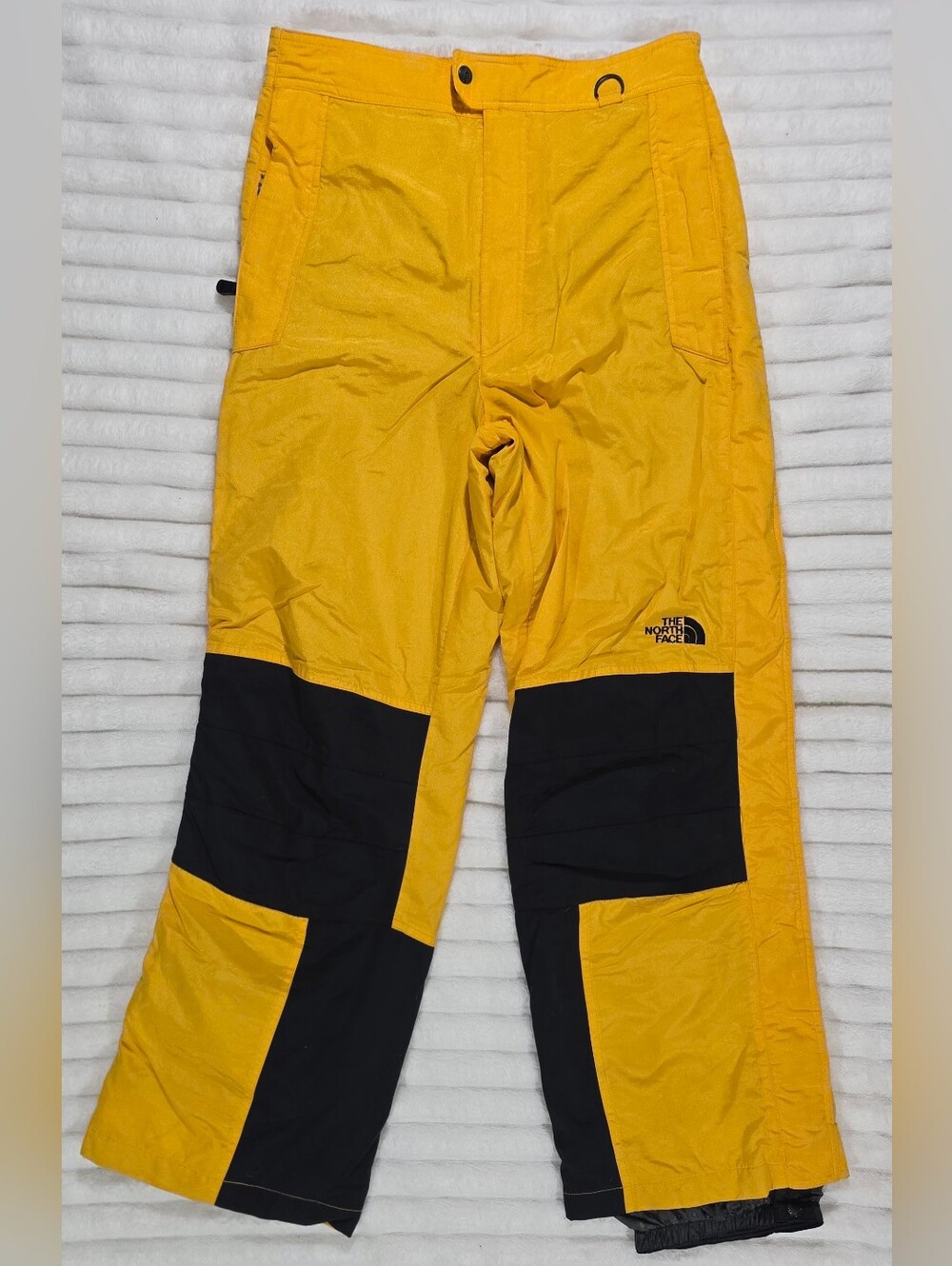 The North Face Extreme Gear Ski Pants Yellow Vintage Mens Snow Trousers 90s M